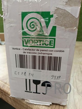 Calefactor de pared - Vortice