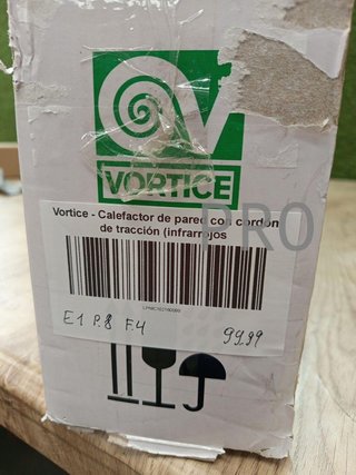 Calefactor de pared - Vortice