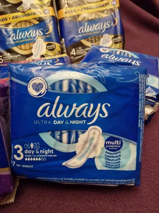 Lote compresas mujer