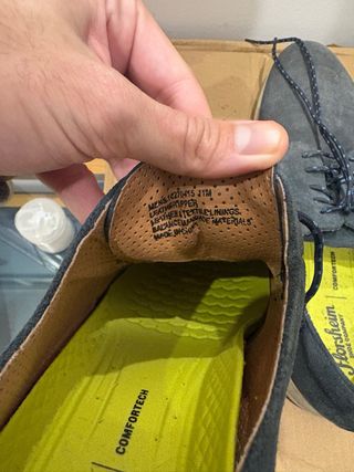 Zapatos Florsheim Ante Gris Casual Oxford