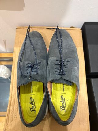 Zapatos Florsheim Ante Gris Casual Oxford