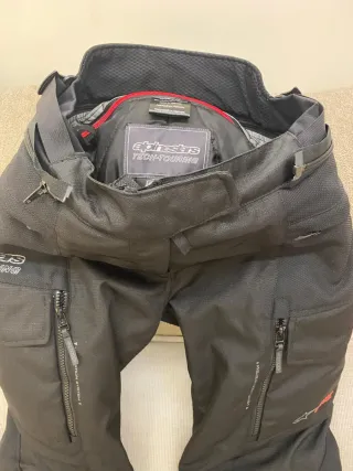 Mono 2 piezas Moto Alpinestars Mujer Negra