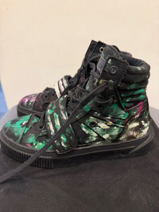 Scarpe alte MetalGienchi fantasia floreale