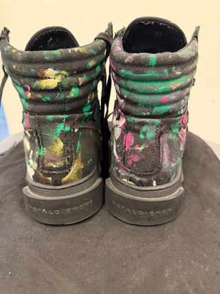 Scarpe alte MetalGienchi fantasia floreale