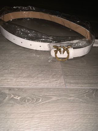 Cintura con fibbia a doppio uccello oro