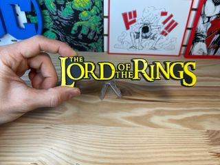 Logotipo 3D El Señor de los Anillos