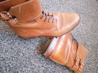 Stivaletti donna pelle marrone Massimo dutti 36