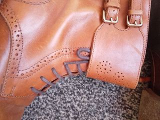 Stivaletti donna pelle marrone Massimo dutti 36