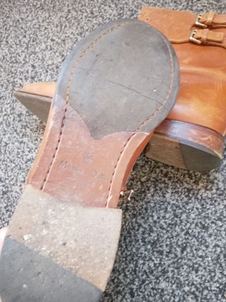 Stivaletti donna pelle marrone Massimo dutti 36