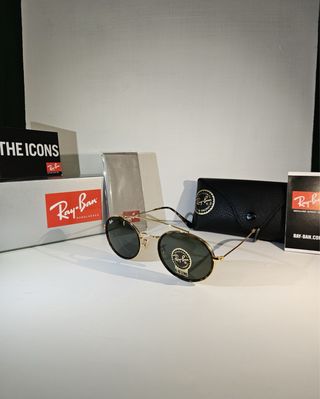 Occhiali Ray Ban Oval Double Oro