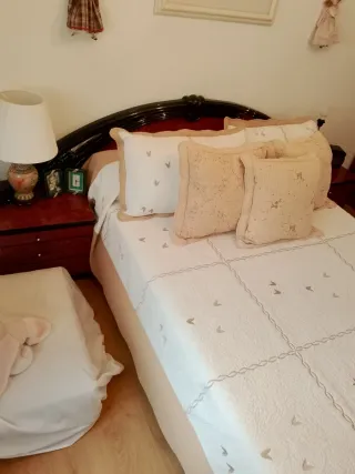 Cama 135 con mesitas coketa'mas ropa recoger domic