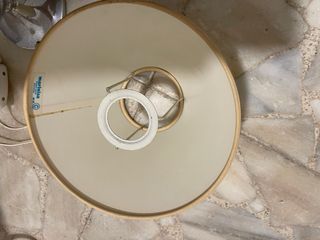 Lote 3 Lámparas de techo Vintage,una de mesita