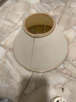 Lote 3 Lámparas de techo Vintage,una de mesita