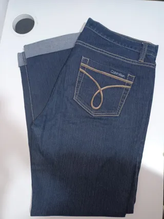 Pantalón Skinny Mujer Calvin Klein Azul