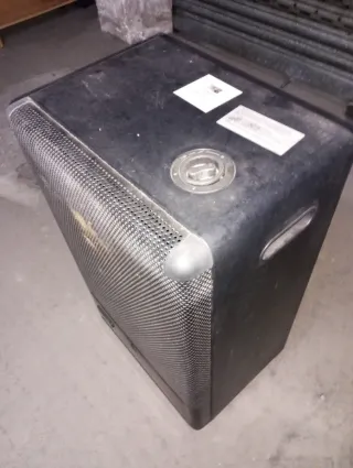 Estufa Orbegozo Negra y Plateada