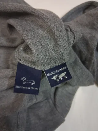 Camicia harmont e blaine Uomo Grigia L Puro cotone