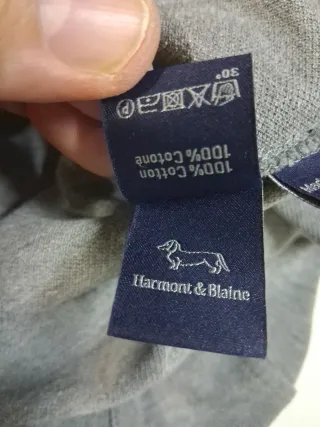 Camicia harmont e blaine Uomo Grigia L Puro cotone