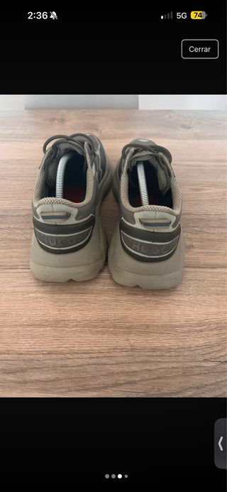 Zapatillas HUGO verde militar