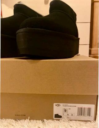 Botas UGG Negras Ultra Mini Talla 40