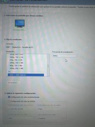 Monitor MSI MAG 255XF 24.5 IPS FullHD 300hz 0,5ms