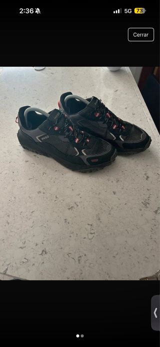 Zapatillas Hugo Negras y Grises