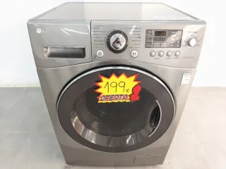 Lavadora LG gris