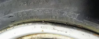 Llanta Volkswagen Polo III con neumático