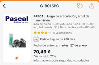 Punta Palier BMW E92 E60