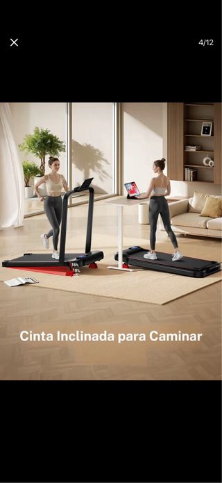 Tapis roulant pieghevole e inclinabile