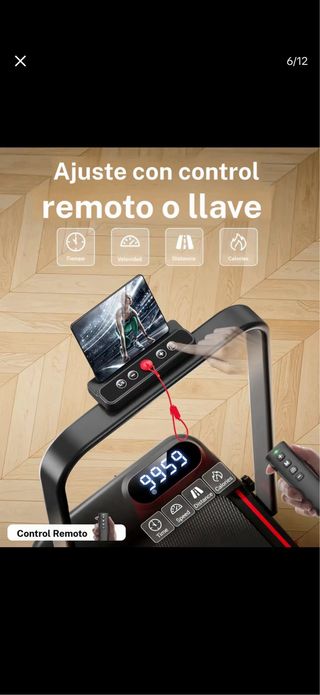 Tapis roulant pieghevole e inclinabile