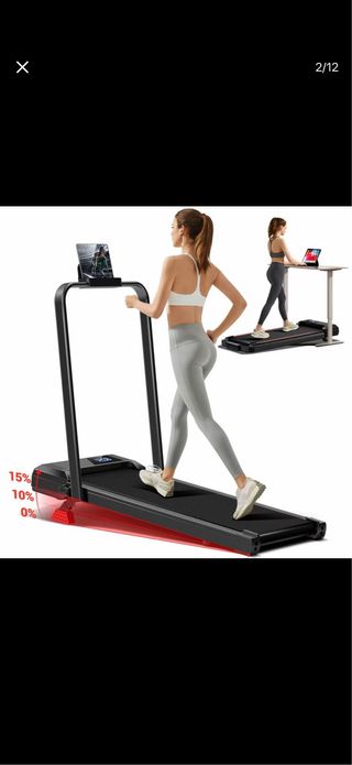 Tapis roulant pieghevole e inclinabile