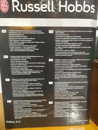 Cafetera Russell Hobbs Honeycomb