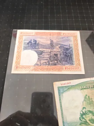 3 Billetes 100 Pesetas Banco de España