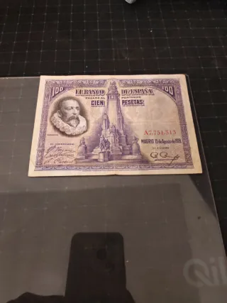 3 Billetes 100 Pesetas Banco de España