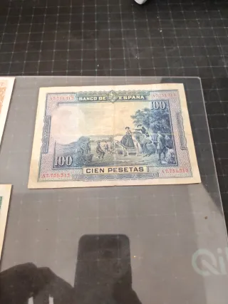 3 Billetes 100 Pesetas Banco de España