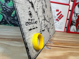 Lámina 3D Mapa Tierra Media Señor de los Anillos