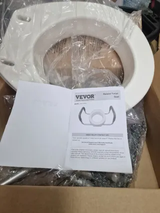 Asiento de baño elevador para ancianos vevor