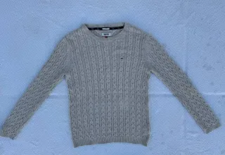 Jersey Tommy Hilfiger Trenzado Beige Talla M