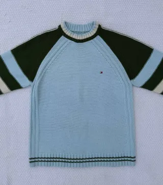 Jersey Tommy Hilfiger Azul y Verde