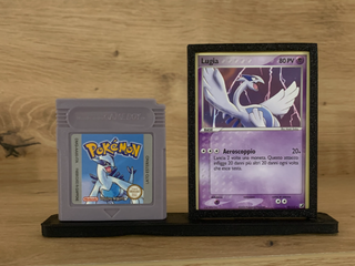 Expositor GBC + Soporte Carta Pokémon Lugia
