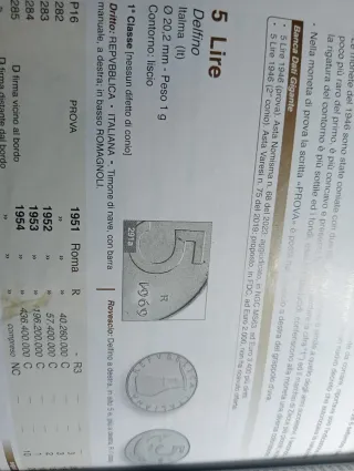 Moneta 1969 Repubblica Italiana variante