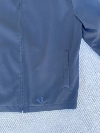 Chaqueta Harrington Fred Perry Negra