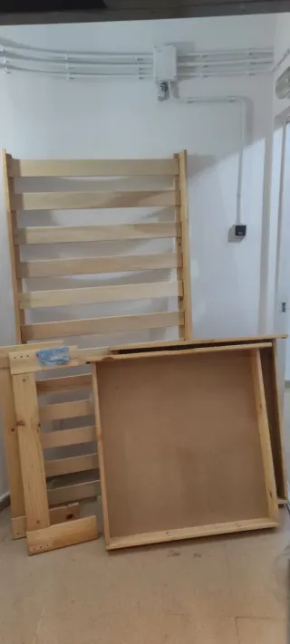 Cama individual Montessori (marca Lufe)con cajones