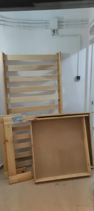 Cama individual Montessori (marca Lufe)con cajones