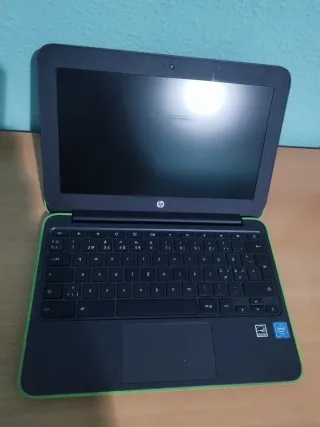 HP Chromebook 11 G5 EE Negro/Verde