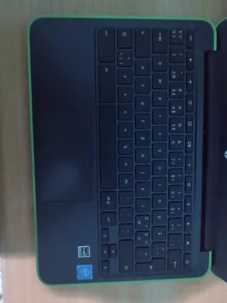 HP Chromebook 11 G5 EE Negro/Verde