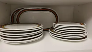 Vajilla Bidasoa años 70 Multicolor