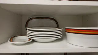 Vajilla Bidasoa años 70 Multicolor