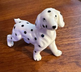 Lote 3 figuras perros cerámica Dalmata