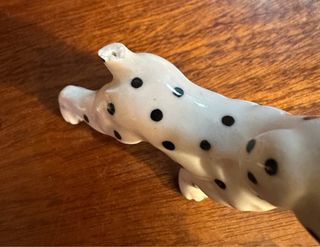 Lote 3 figuras perros cerámica Dalmata